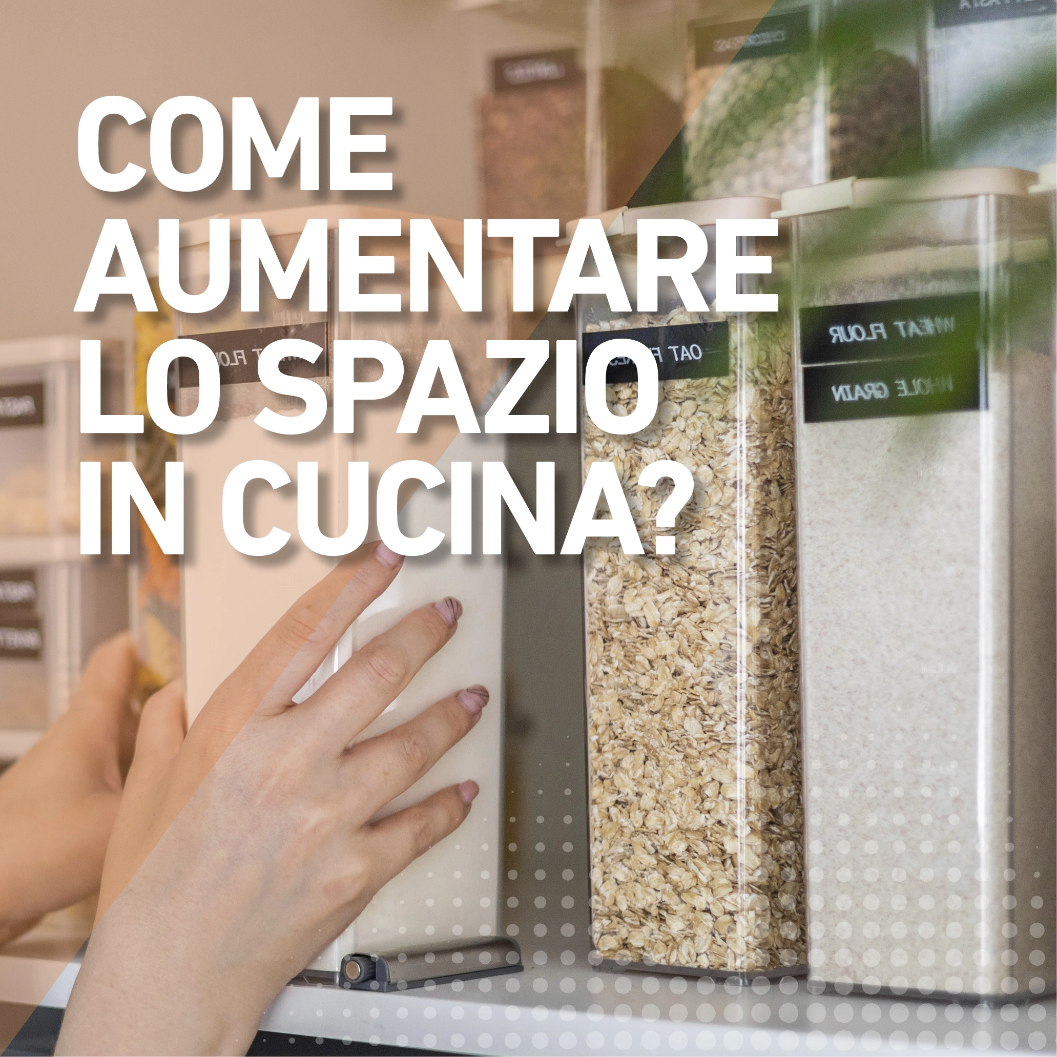 Come aumentare lo spazio di archiviazione in una cucina