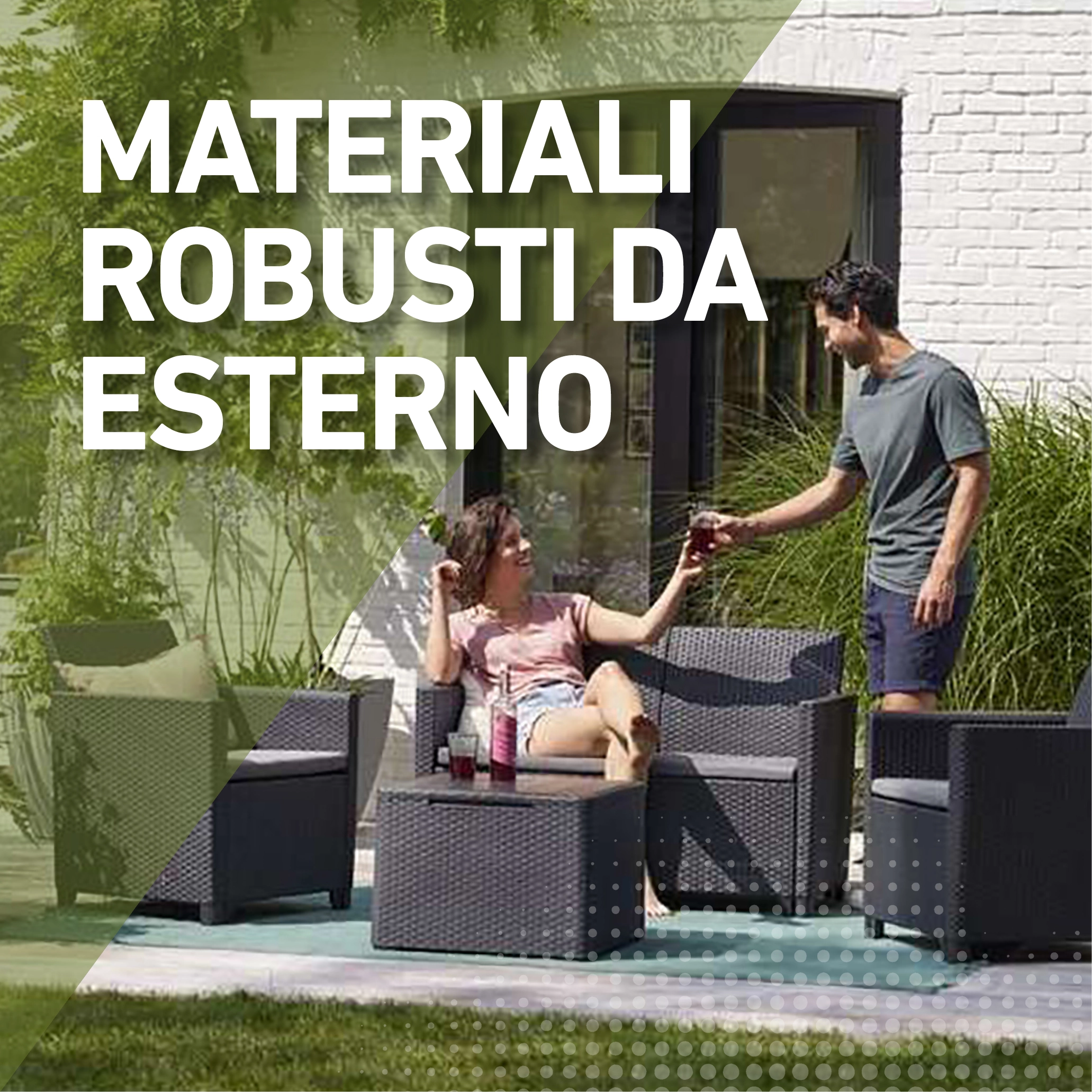 Materiali robusti da esterno