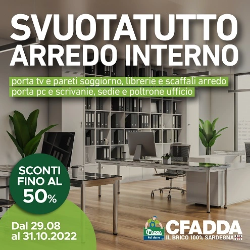 Nuovo Svuotatutto Arredo Interno! Nei negozi e ONL