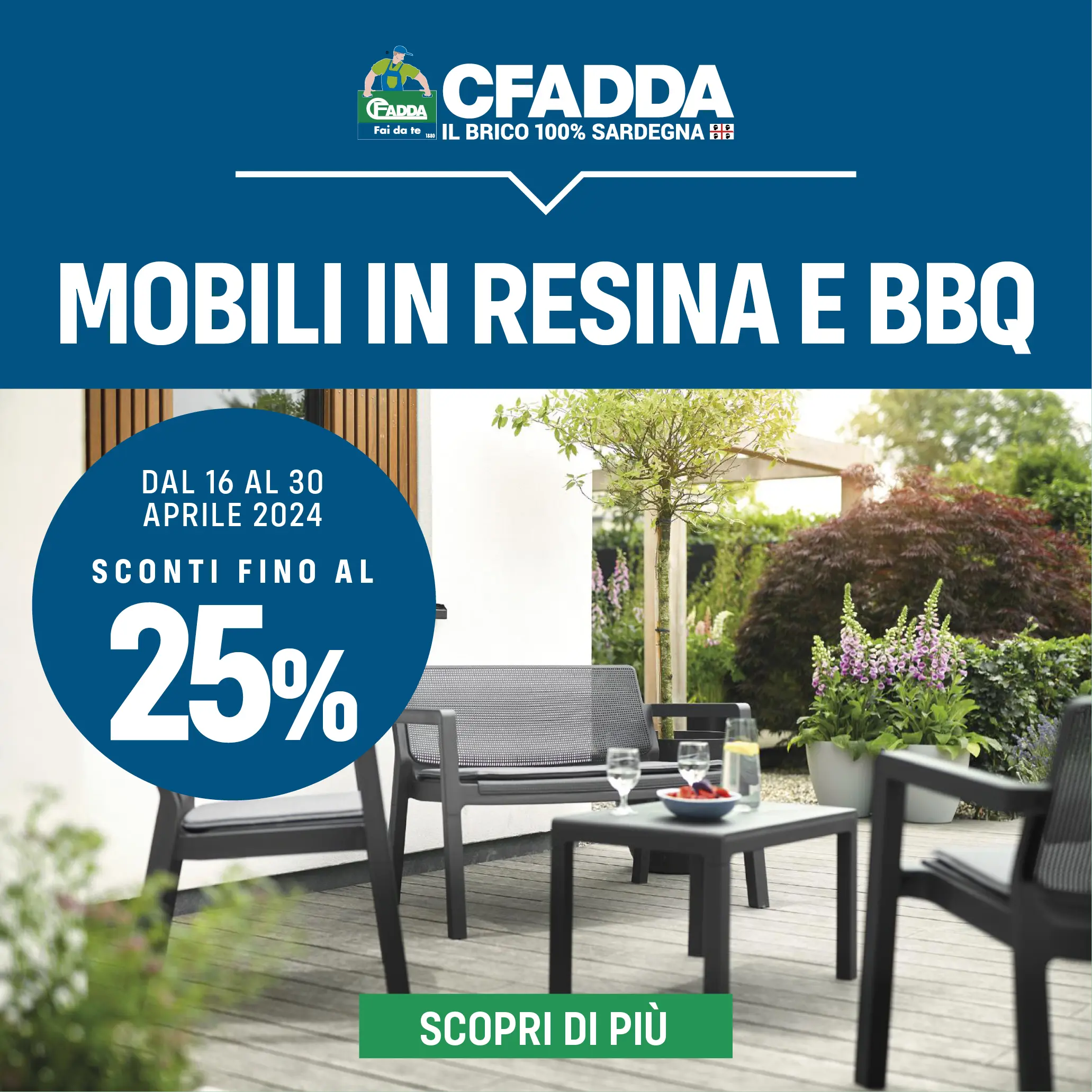 Mobili in resina e BBQ