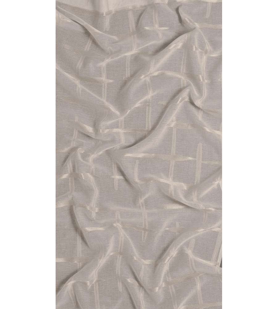 Tenda Naturale 140x280 cm con Anelli in Poliestere Tessuto fil coup�
