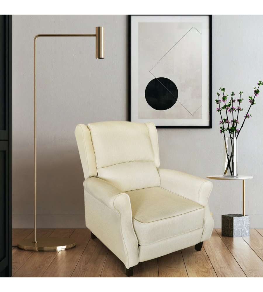 Flash Furniture Poltrona Reclinabile Per Bambini – Imbottita In Pelle – 66x53x53 Cm – Fino A 40 Kg