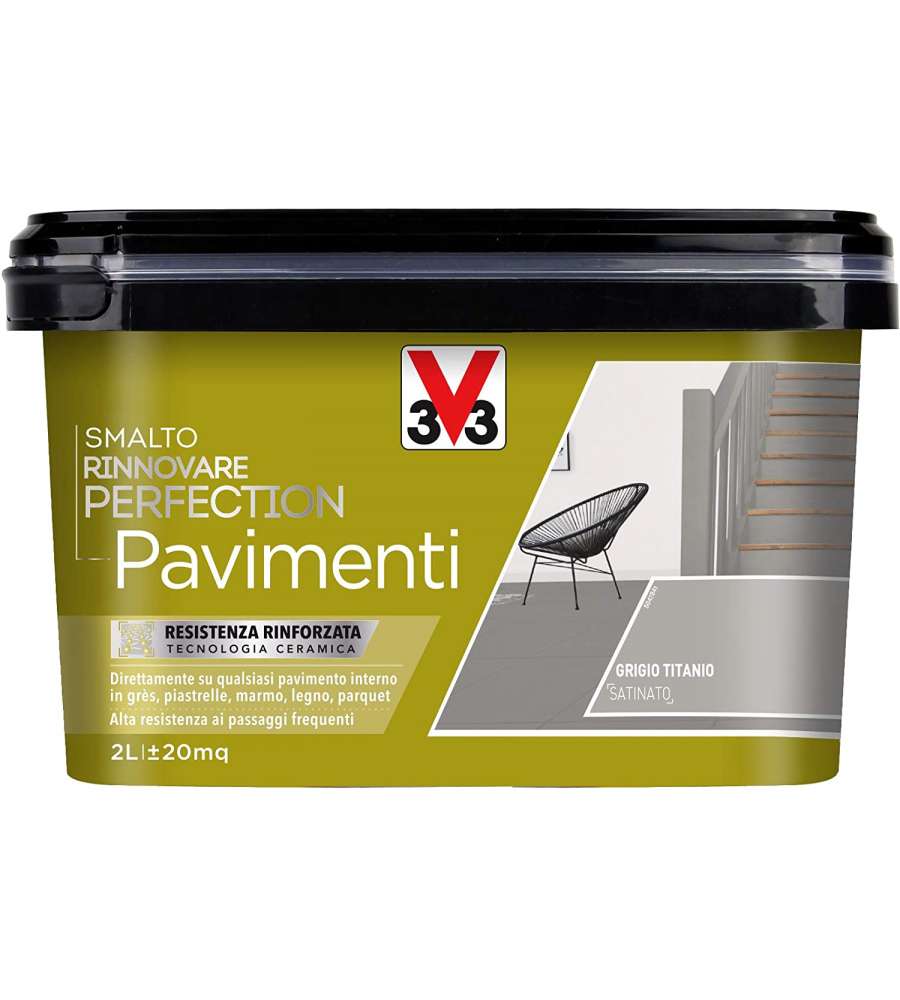 Smalto Rinnovare Perfection Pavimenti Grigio Titanio Satinato 2L