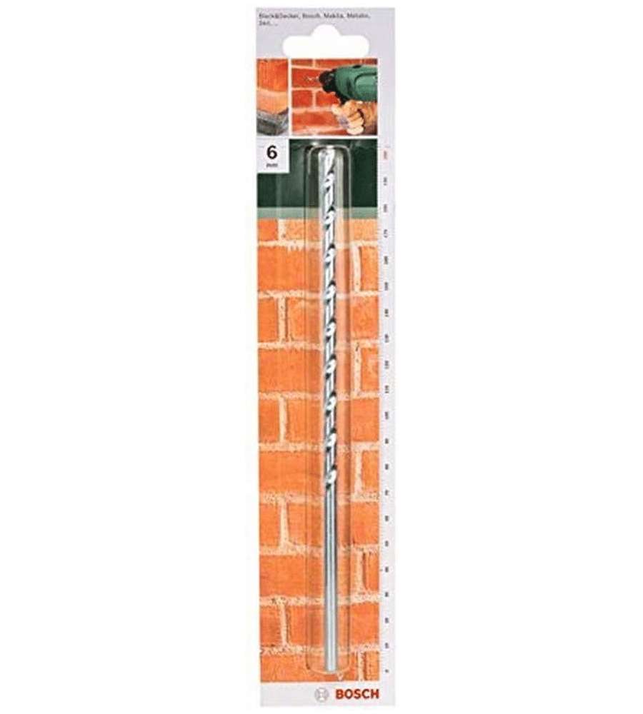 Bosch Punta per Pietra 6 mm - Foratura Calcestruzzo e Muratura 150 mm