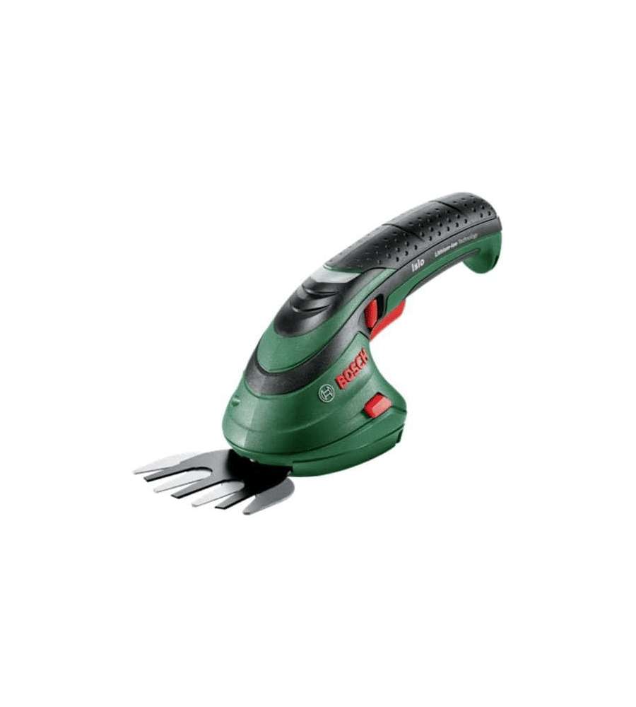 Bosch Forbici a Batteria Isio Verde 3,6V Set con Lama da 8 cm e Custodia