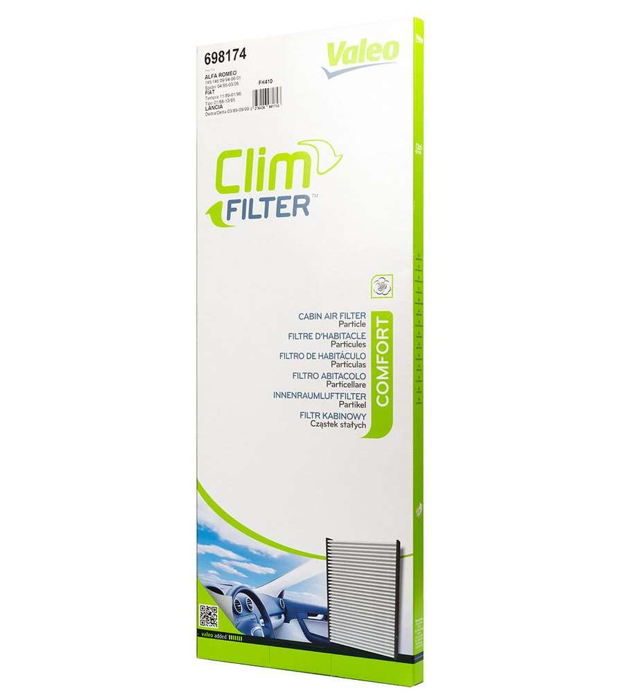 Clim Filter Comfort filtro abitacolo auto tipo particellare