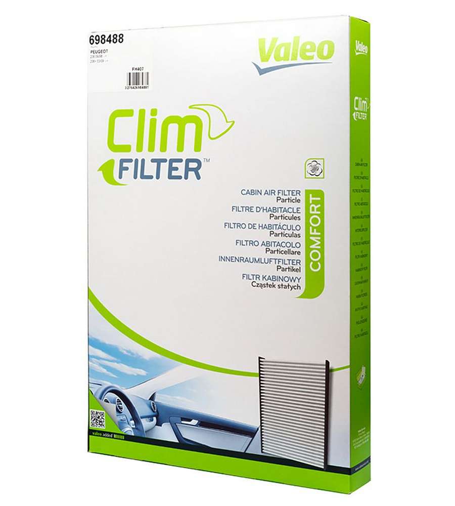 Clim Filter Comfort filtro abitacolo auto tipo particellare per 206/206+