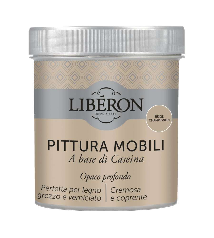 Lib�ron Pittura Mobili Beige Champignon 0,5L a Base di Caseina