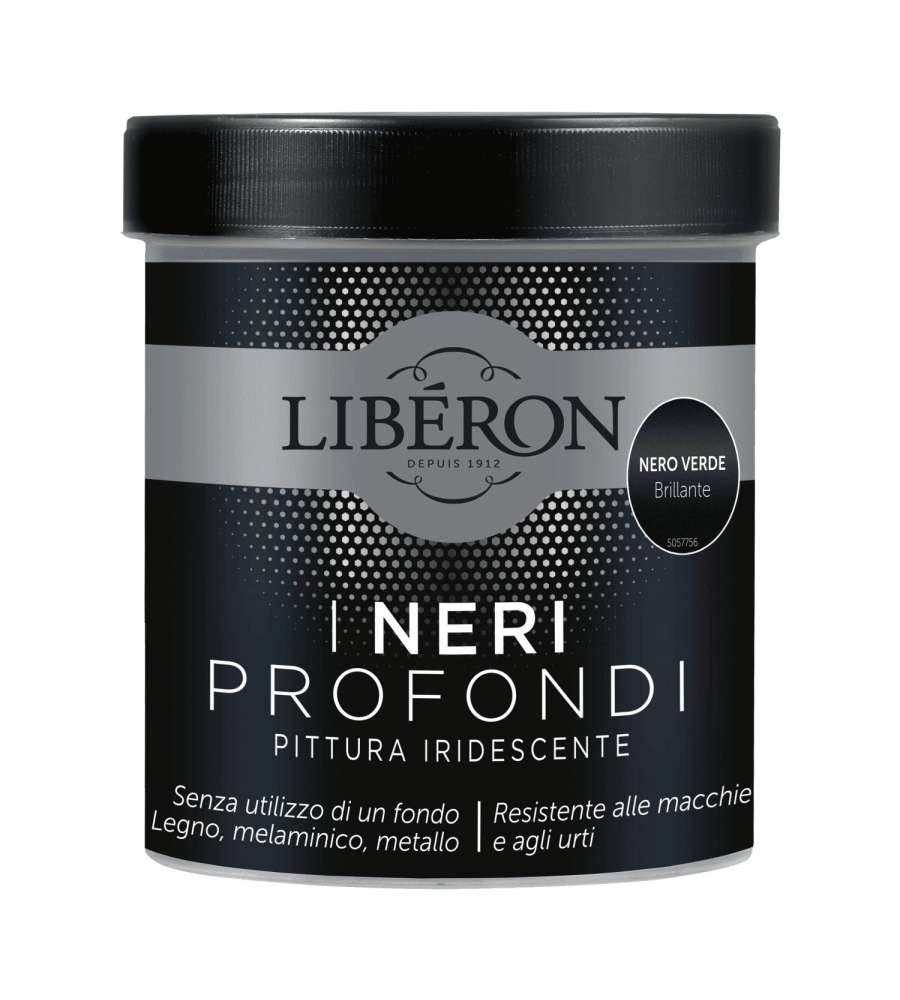 Lib�ron Pittura Iridescente Nero Verde Brillante 0,5 L - per Interni