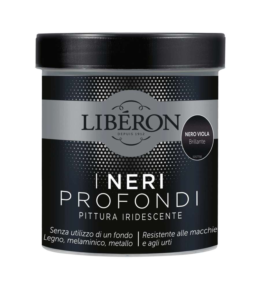 Lib�ron Pittura Iridescente Nero Viola Brillante 0,5 L Decorativa