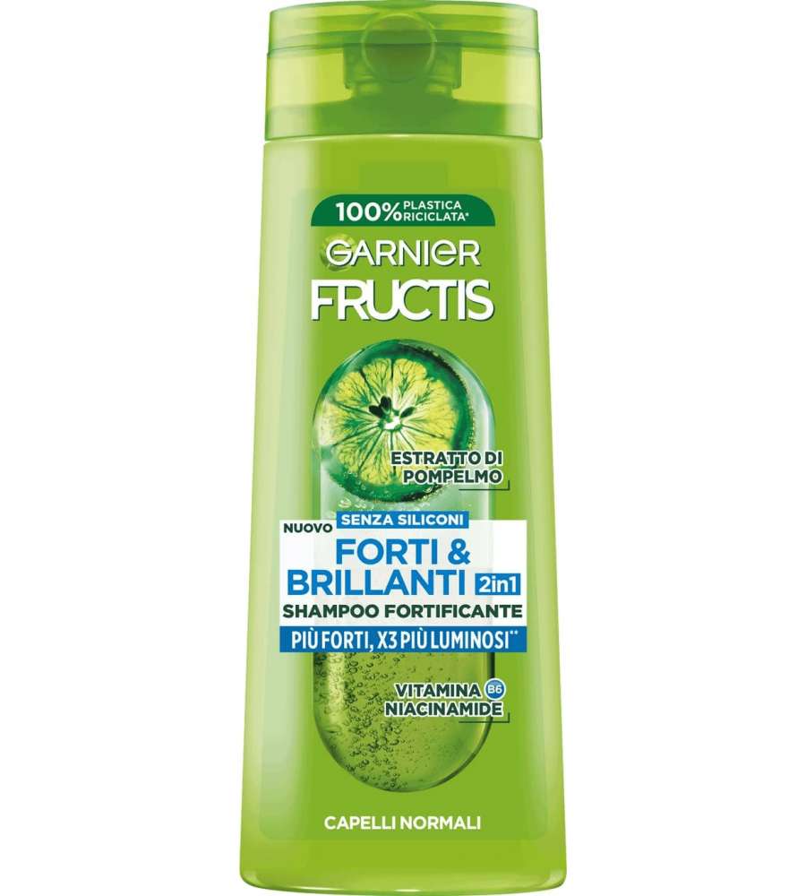 Garnier Shampoo Fortificante 2in1 250 ml Capelli Normali Estratto Pompelmo