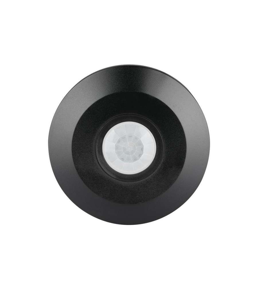 Sensore di Movimento a Infrarossi 360° Montaggio a Plafone Colore Nero (Max 1000W) IP20