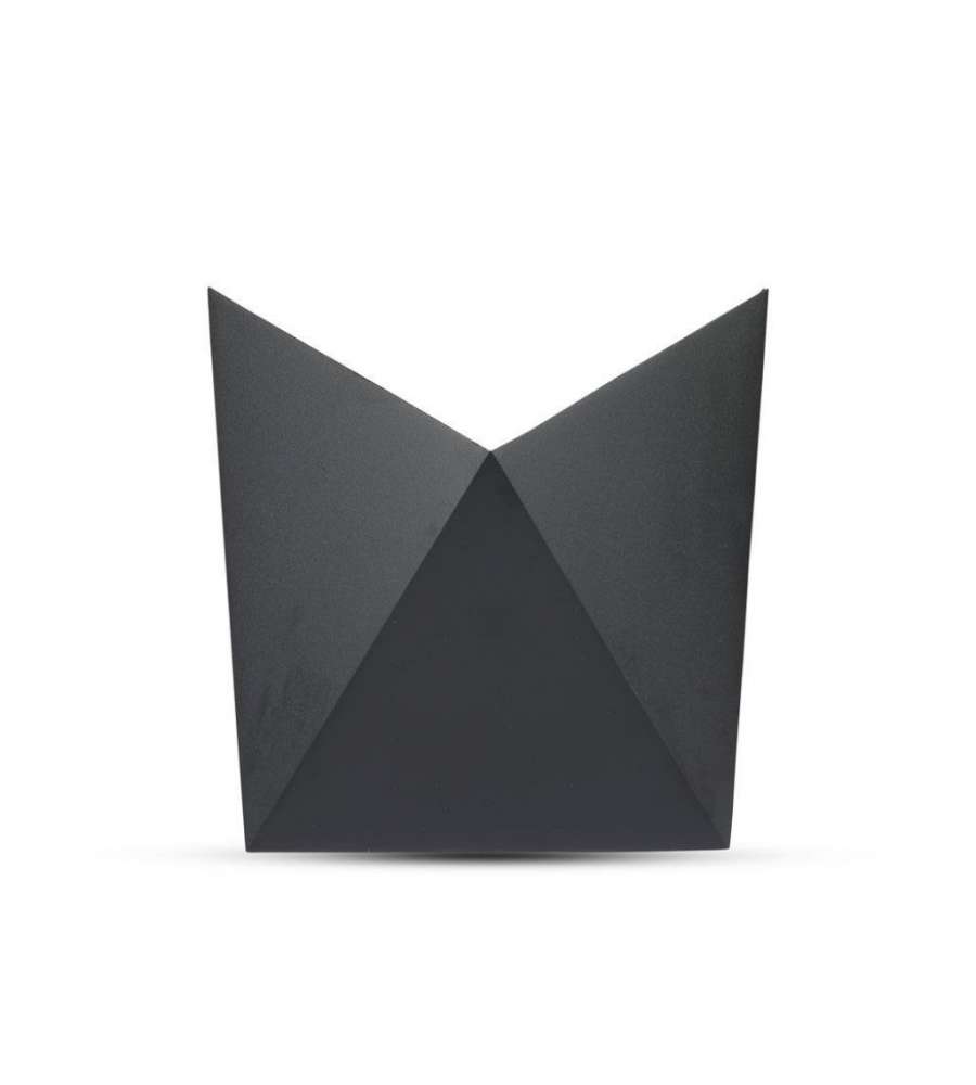 Lampada LED da Muro a Tasca 5W 110LM/W Colore Nero 4000K IP65