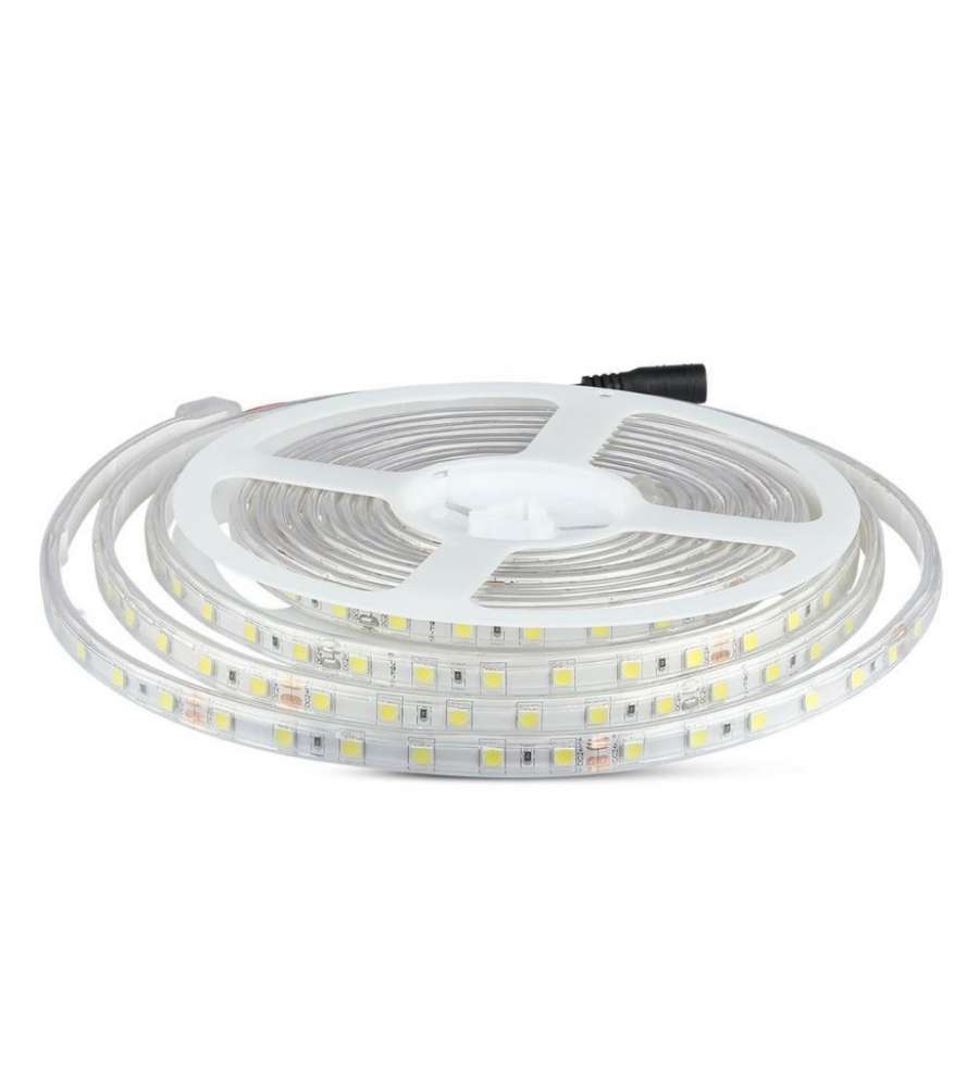Strip LED SMD5050 9W/m 5m 60 LED/m 24V 3000K IP65 10mm