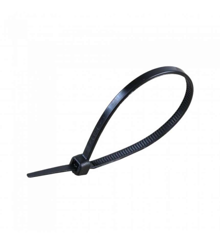 Fascetta per Cavi 4,8x200mm Colore Nero (Confezione 100 pezzi)