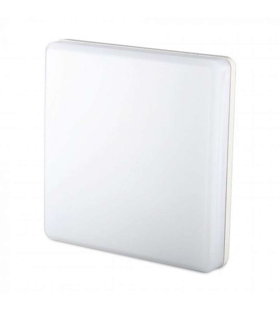 Plafoniera LED Chip Samsung Quadrata 25W 120LM/W Colore Bianco 6400K IP44