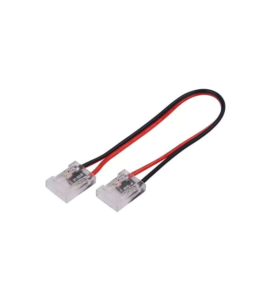 Connettore  Flessibile Per Strip LED COB Larghezza 10mm a 2 Pin Lunghezza 150mm
