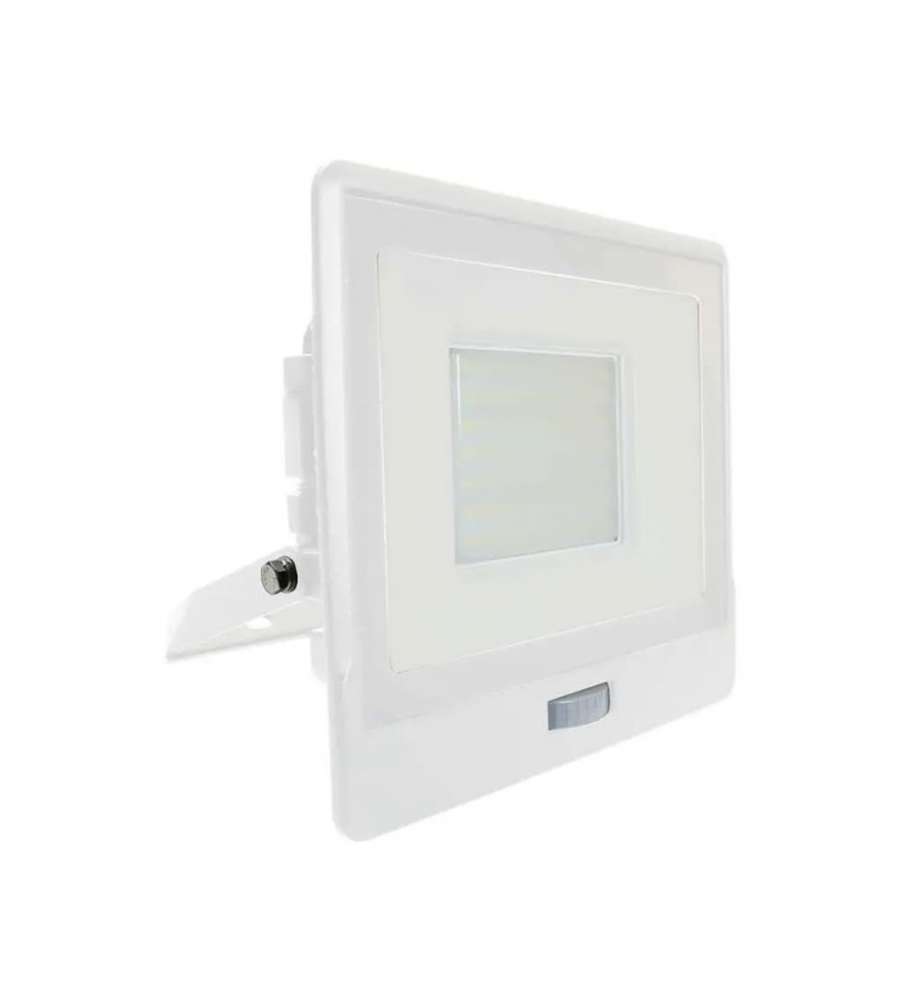 Faro LED Chip Samsung 50W con Sensore PIR Colore Bianco 6500K IP65