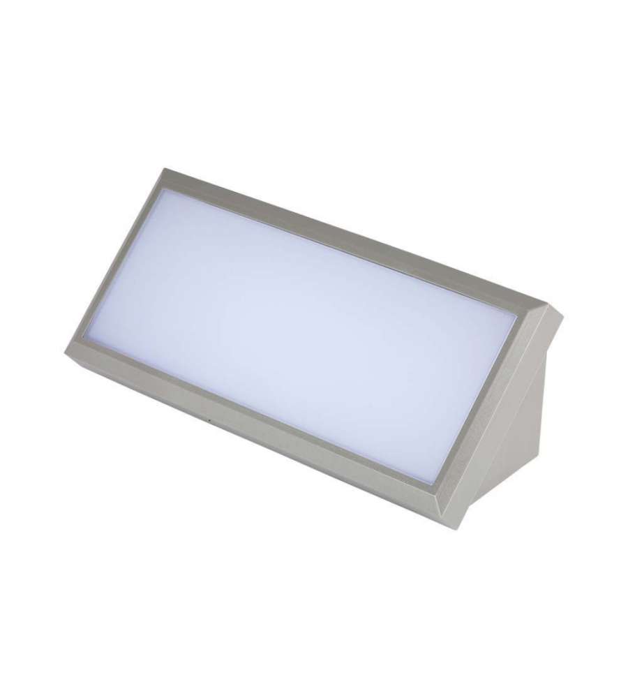 V-TAC Lampada LED da Muro Angolare 12W Colore Grigio 6400K IP65
