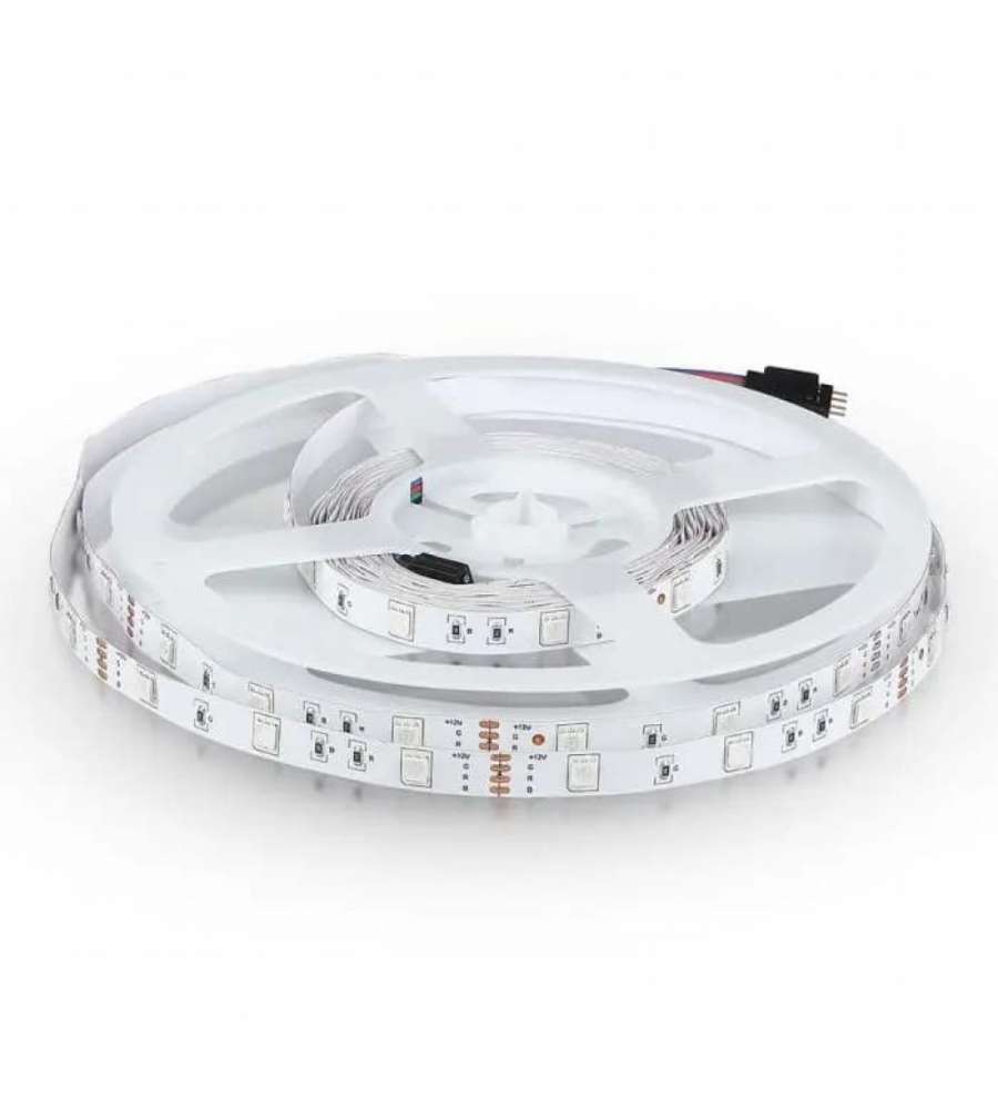 Strip LED SMD5050 6W/m 5m 30 LED/m RGB 12V IP20 10mm