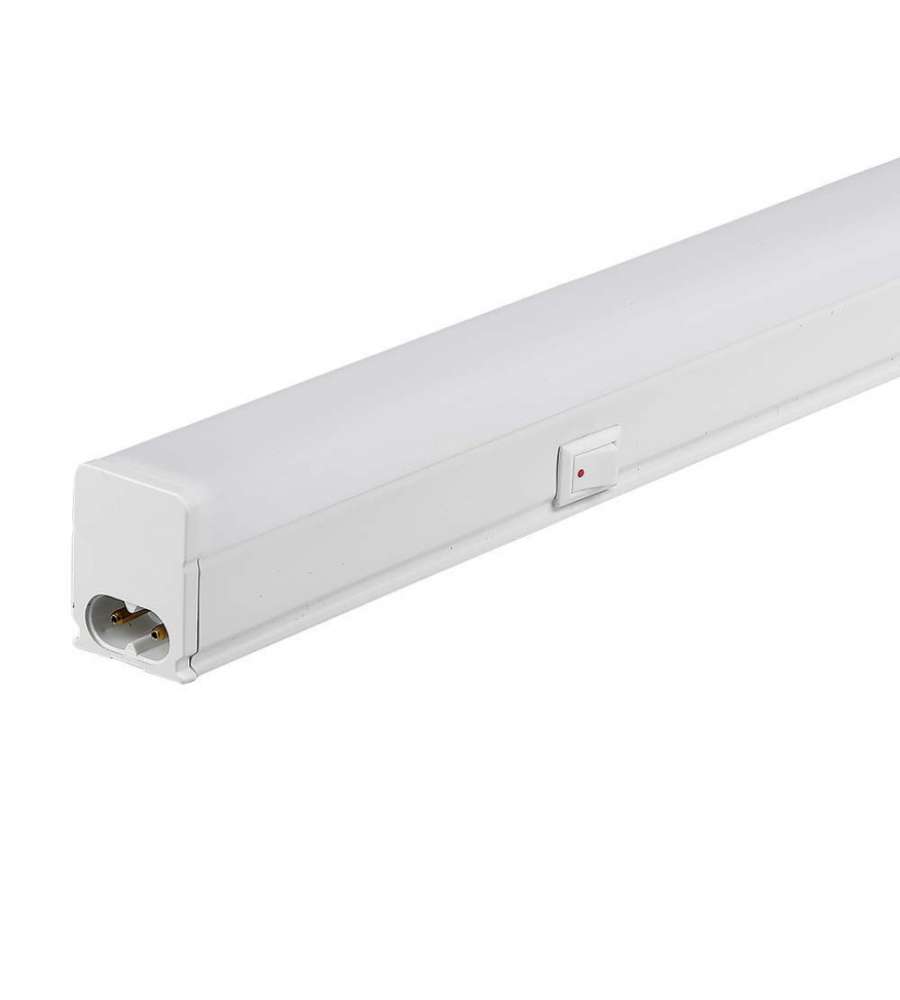 Plafoniera LED Chip Samsung Lineare 16W 120cm Raccordabile con Interruttore 6400K