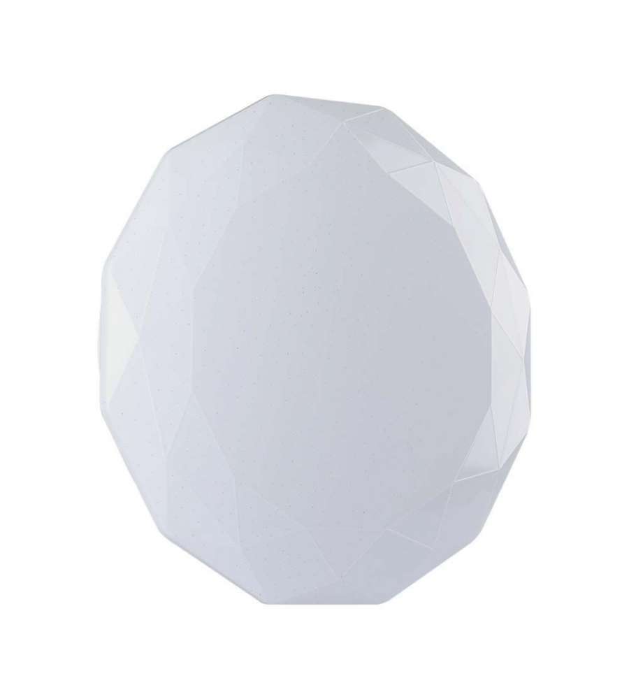 Plafoniera LED Rotonda 60W con Telecomando Cambia Colore 3 in 1 a Diamante d: 500mm h: 75mm Dimmerabile