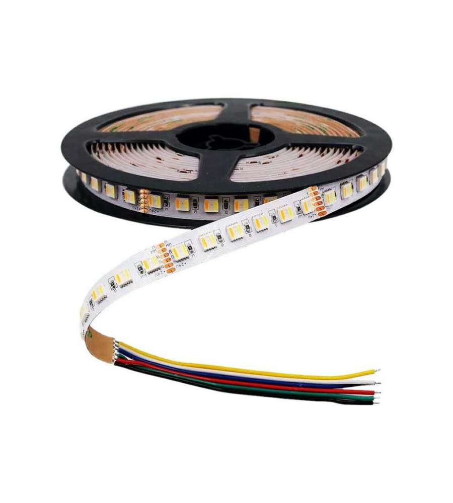 Strip LED SMD5050 24W/m 5m 60 LED/m 24V 3IN1+RGB IP65 12mm
