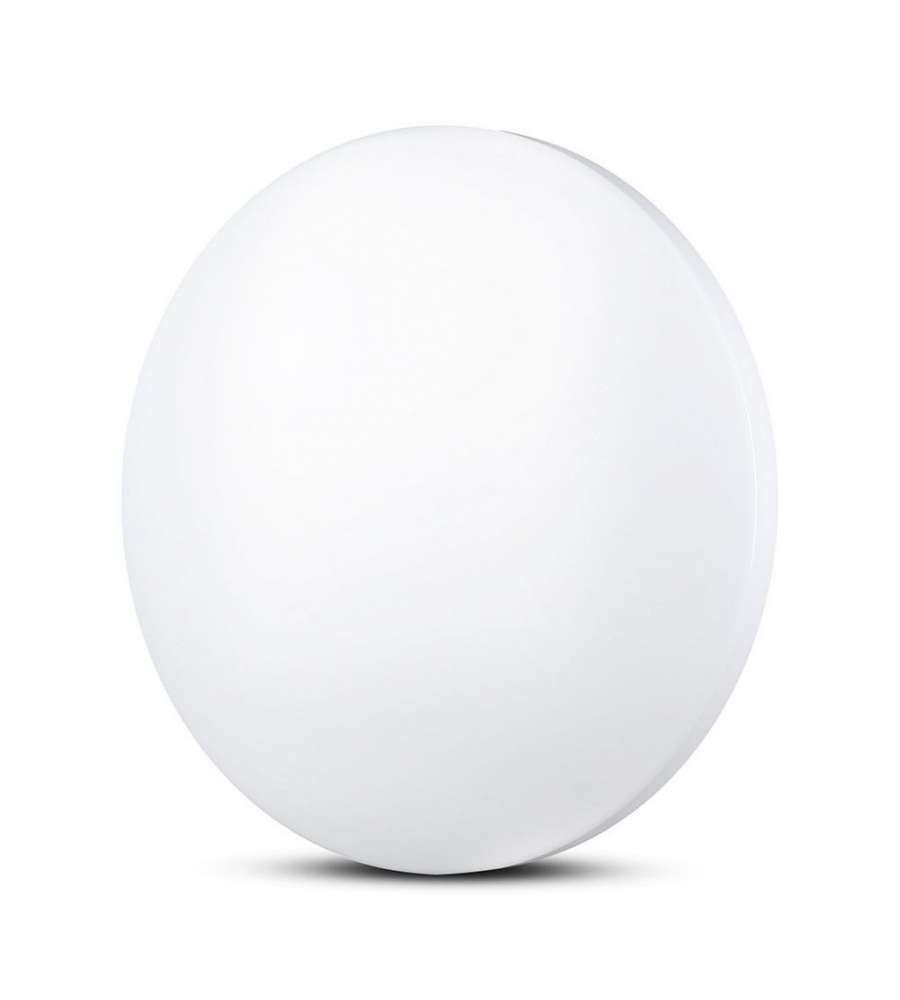 Plafoniera LED Rotonda 36W con Interruttore Cambia Colore 3 in 1 Satinata d: 480mm h: 65mm