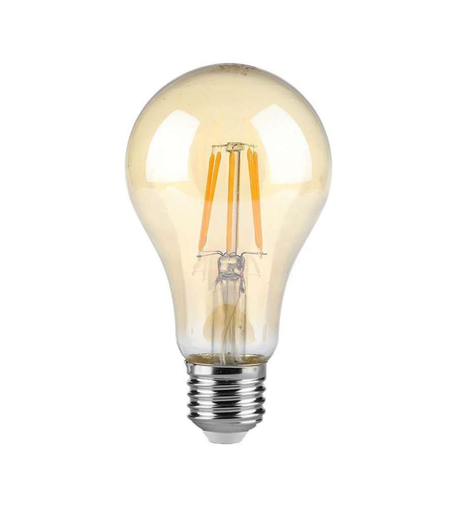 Lampadina LED E27 10W A67 Filamento Ambrato 2200K