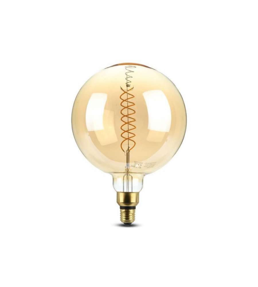V-TAC Lampadina LED E27 8W G200 Filamento 1800K Dimmerabile