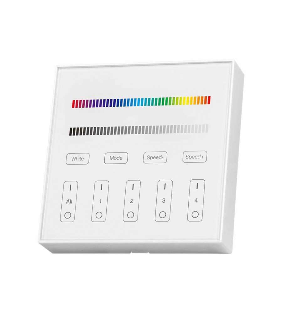 Controller da Muro Wifi per Strip LED RGB+W 4 Zone