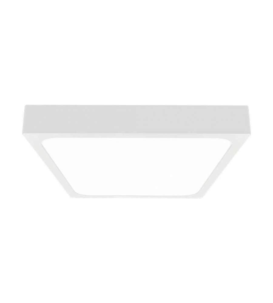 V-TAC Plafoniera LED Quadrata 18W Colore Bianco 3000K IP44