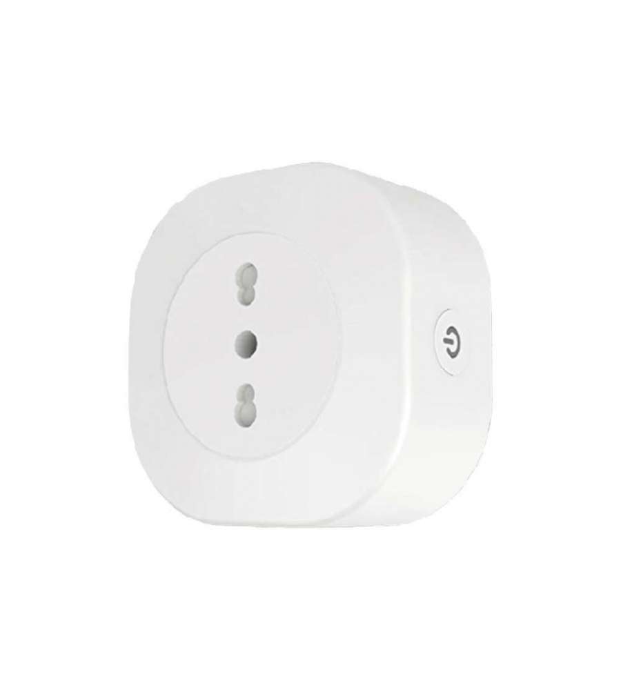 V-TAC Presa Singola per Schuko Colore Bianco Compatibile con Google Assistent e Amazon Alexa