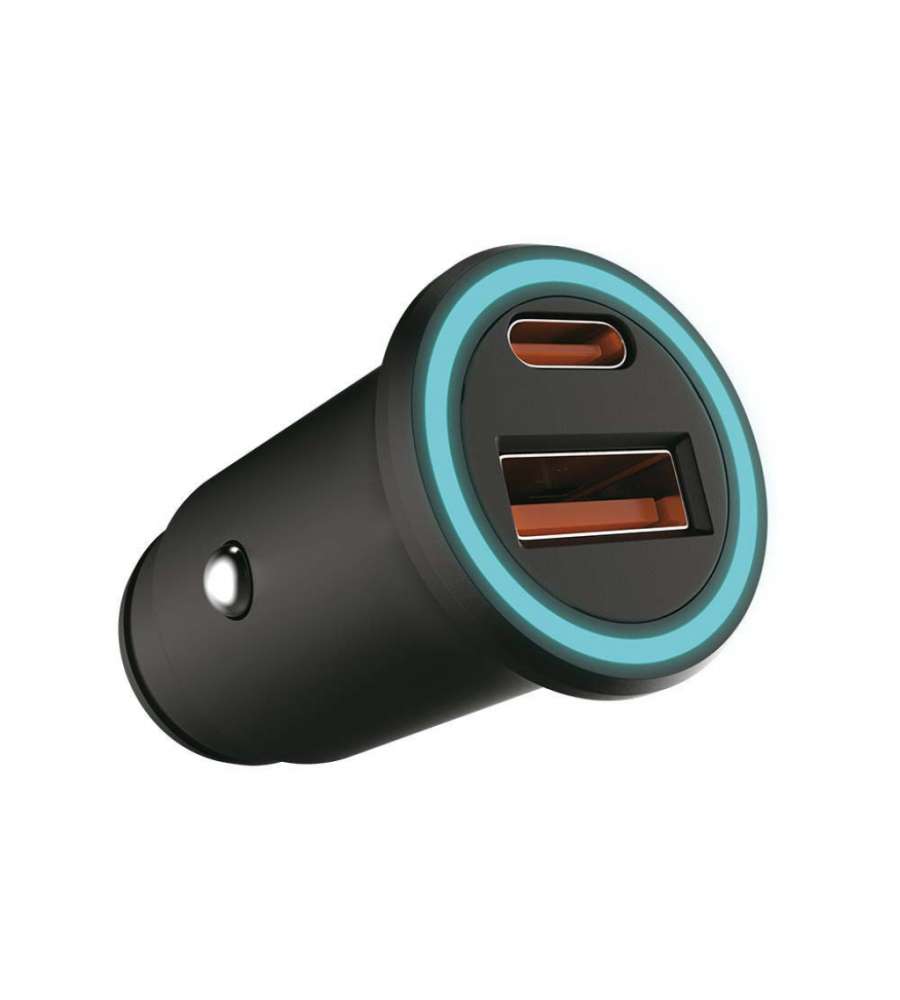 V-TAC Caricatore per Auto Presa Accendisigari con 2 Porte USB Tipo-C 20W e USB-A 18W