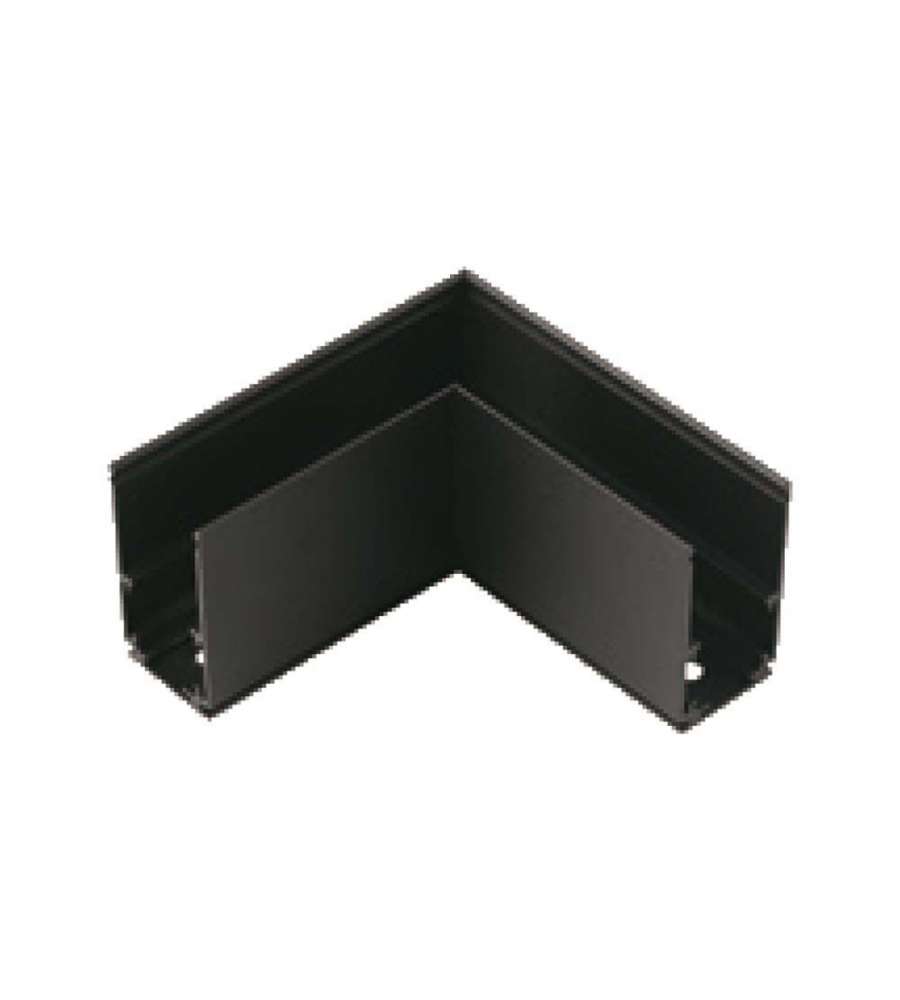 V-TAC Connettore a Forma di L per Binario Magnetico Colore Nero