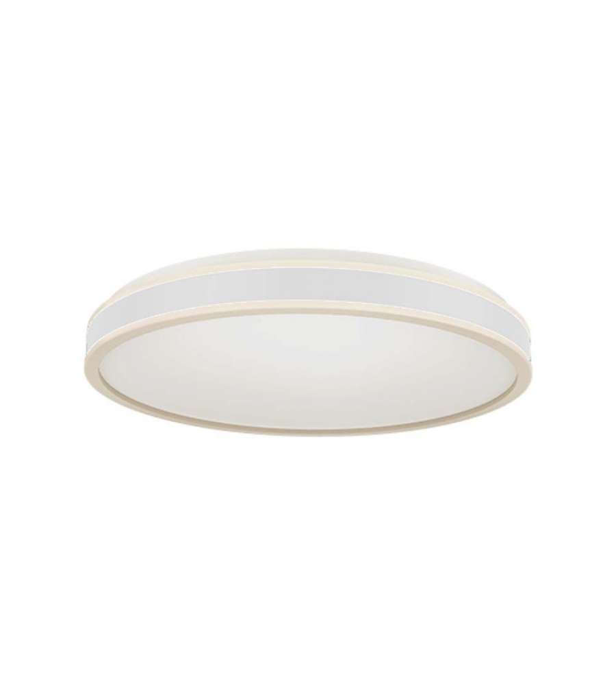 V-TAC Lampadario LED con Montaggio a Plafone 18W Dimmerabile TRIAC d: 350mm h: 62mm Colore Bianco 4000K