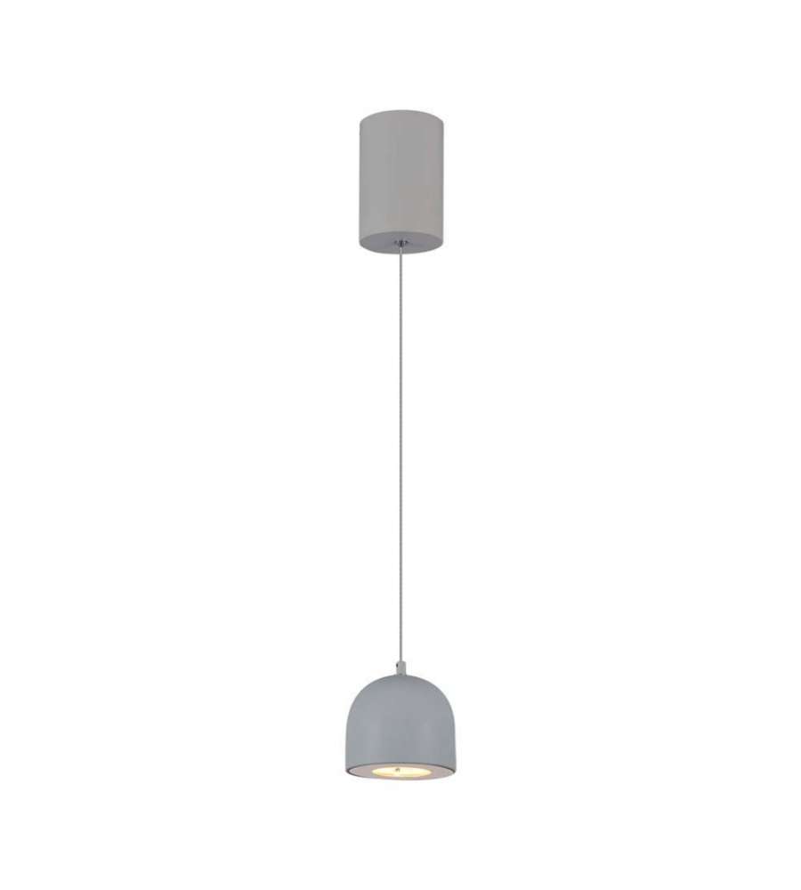 V-TAC V-TAC Lampadario LED a Sospensione 8.5W Coppa Metallo 10*162cm 3000K Grigio Chiaro