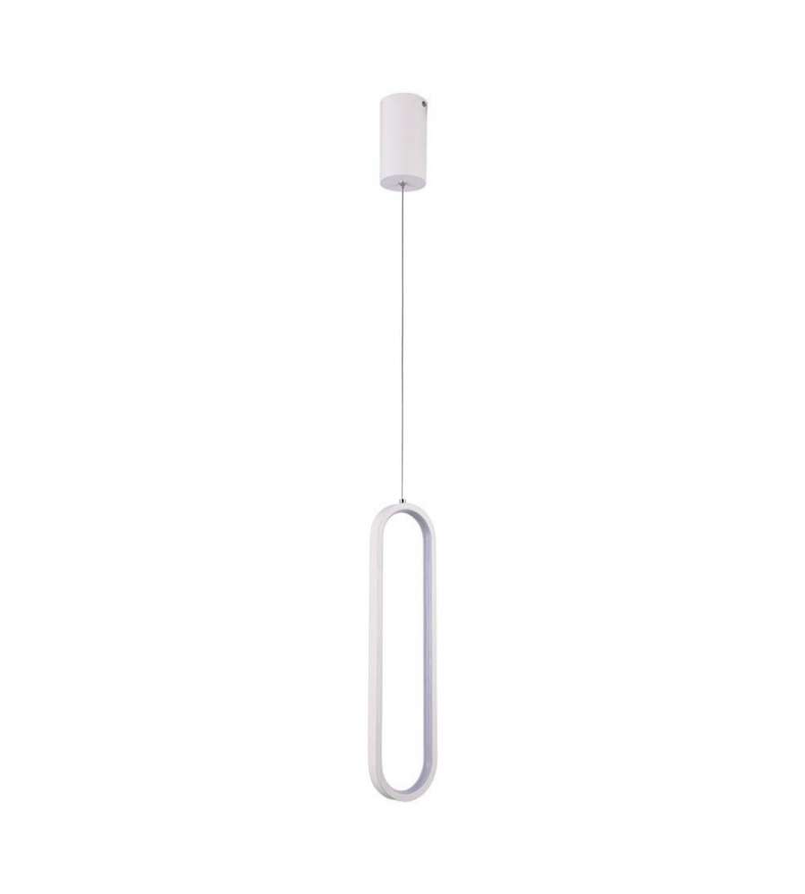V-TAC Lampadario LED Sospensione 13W Design Moderno 100x70x1530mm Bianco 4000K