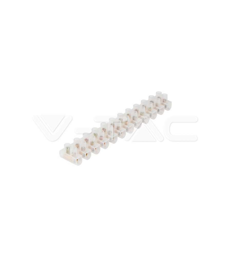 V-TAC Morsettiera 12 Connettori per Cavo Elettrico 5A 5mm 10pz