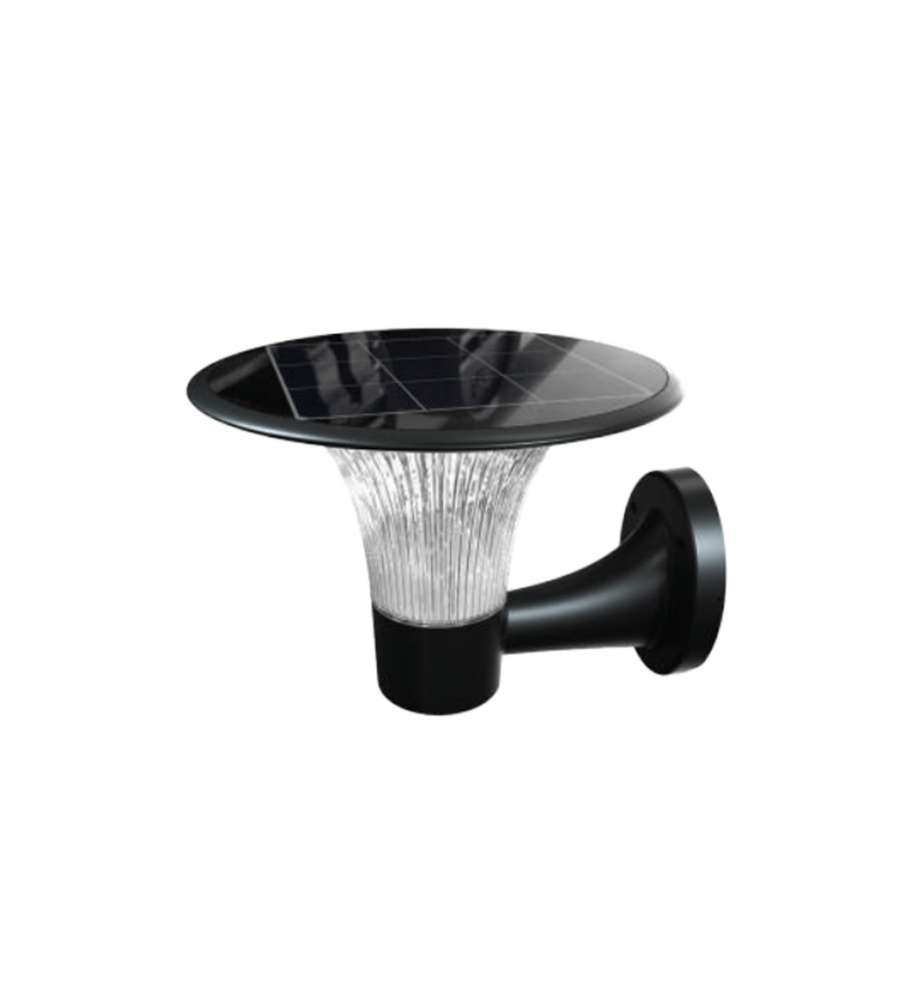 V-TAC Lampada LED 15W da Muro con Pannello Solare Batteria+Sensore Movimento CCT 4000K+6000K IP65