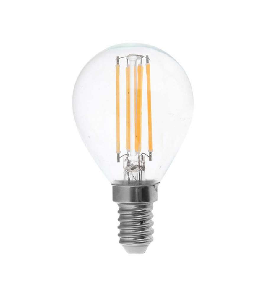 V-TAC Lampadina LED E14 6W 100LM/W P45 Filamento 6400K