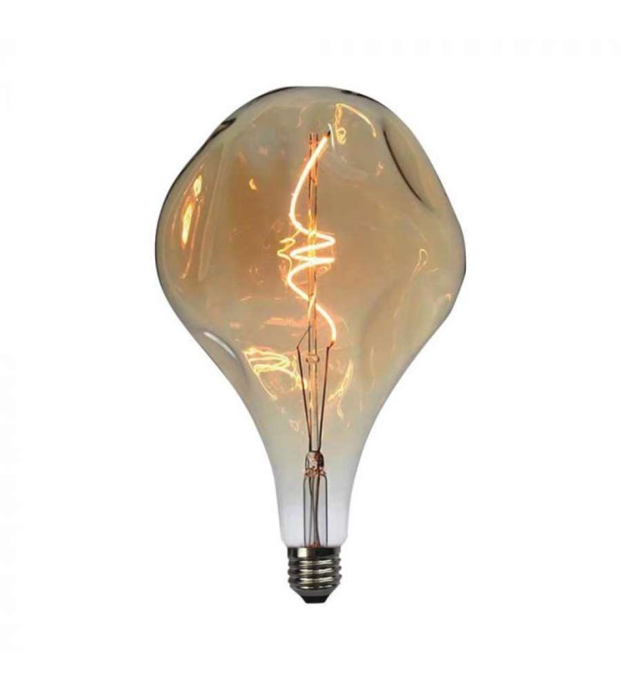 V-TAC Lampadina LED E27 4W A165S Filamento a Spirale Ambrato 2700K