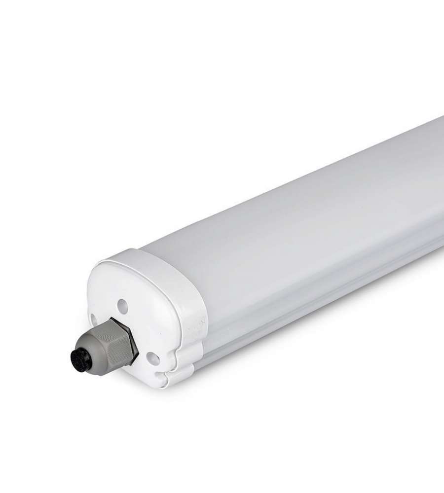 V-TAC Plafoniera LED Chip Samsung Impermeabile 48W 120LM/W G-Series 150cm 4000K IP65