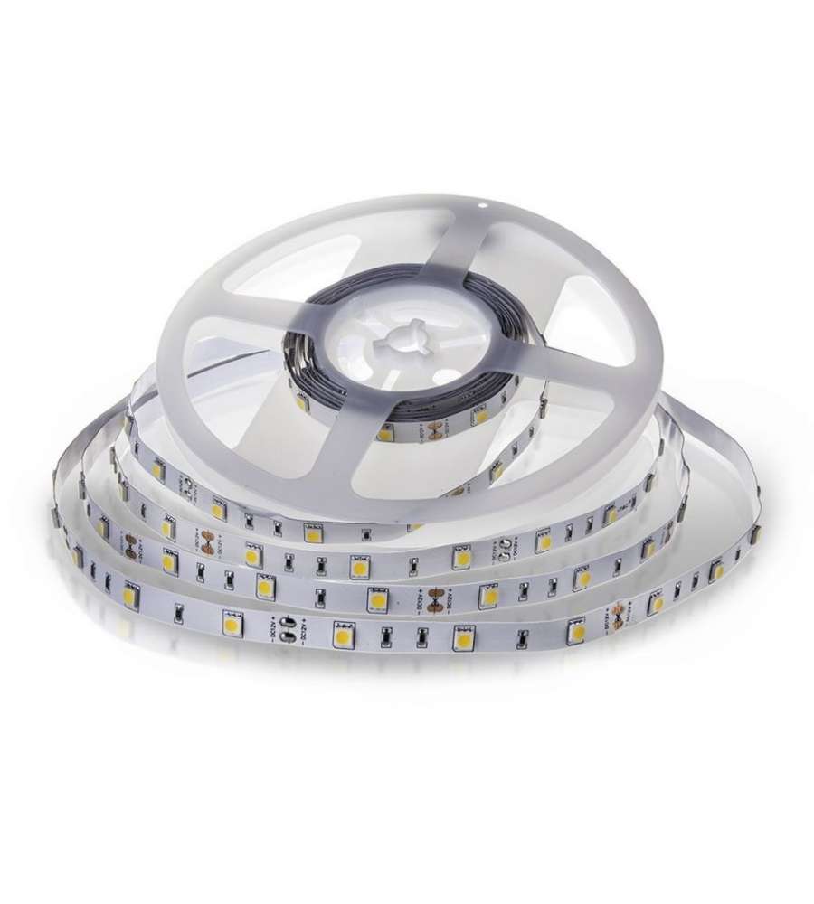 Strip LED SMD5050 4,8W/m 5m 30 LED/m 12V 3000K IP20 10mm