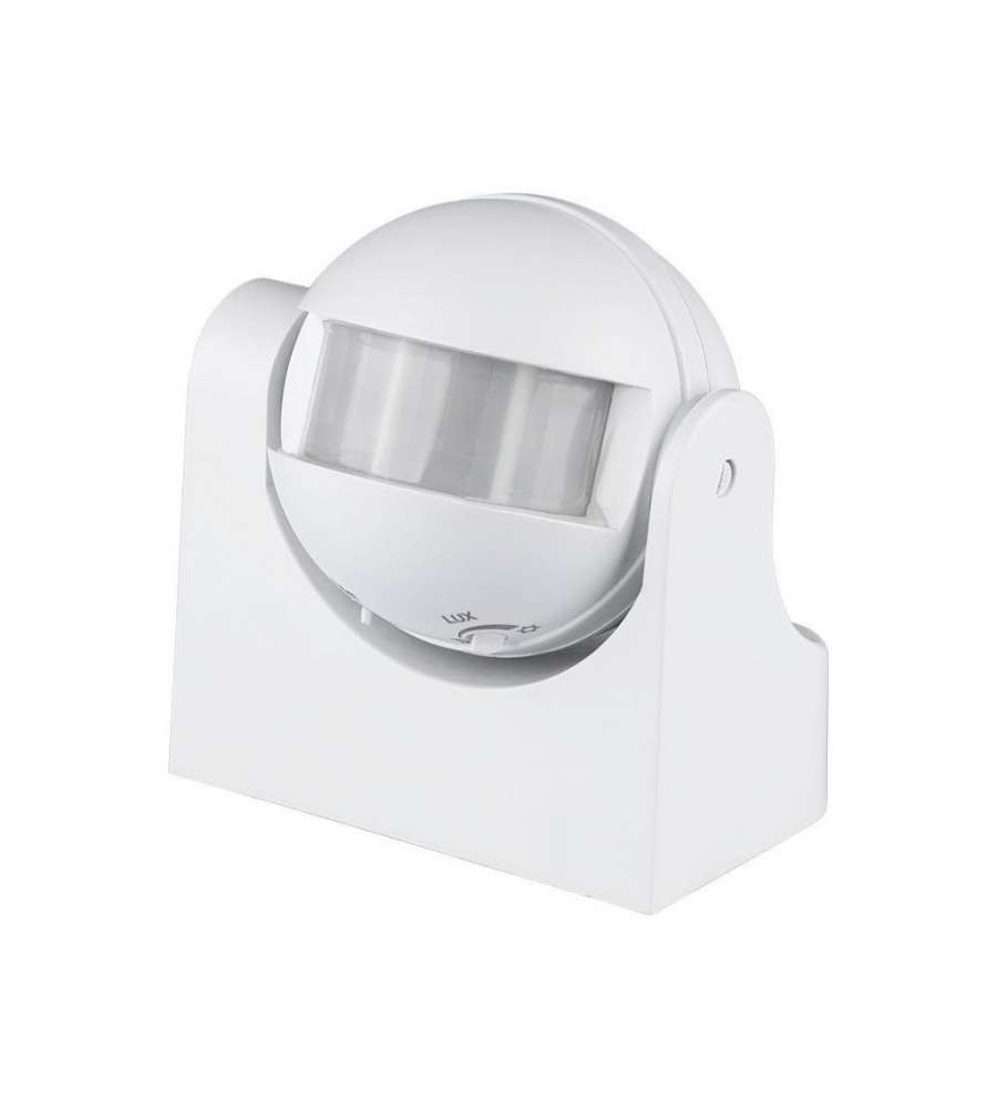 Sensore di Movimento a Infrarossi 180° Montaggio a Plafone Orientabile Colore Bianco (Max 300W) IP44