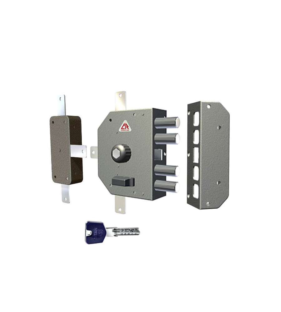 Serratura Sic.Quintuplice Sx Pompa 3350P Cr