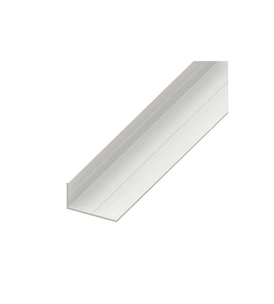 Alfer Profilo Angolare PVC Bianco 15,5x27,5 mm Lunghezza 1 m