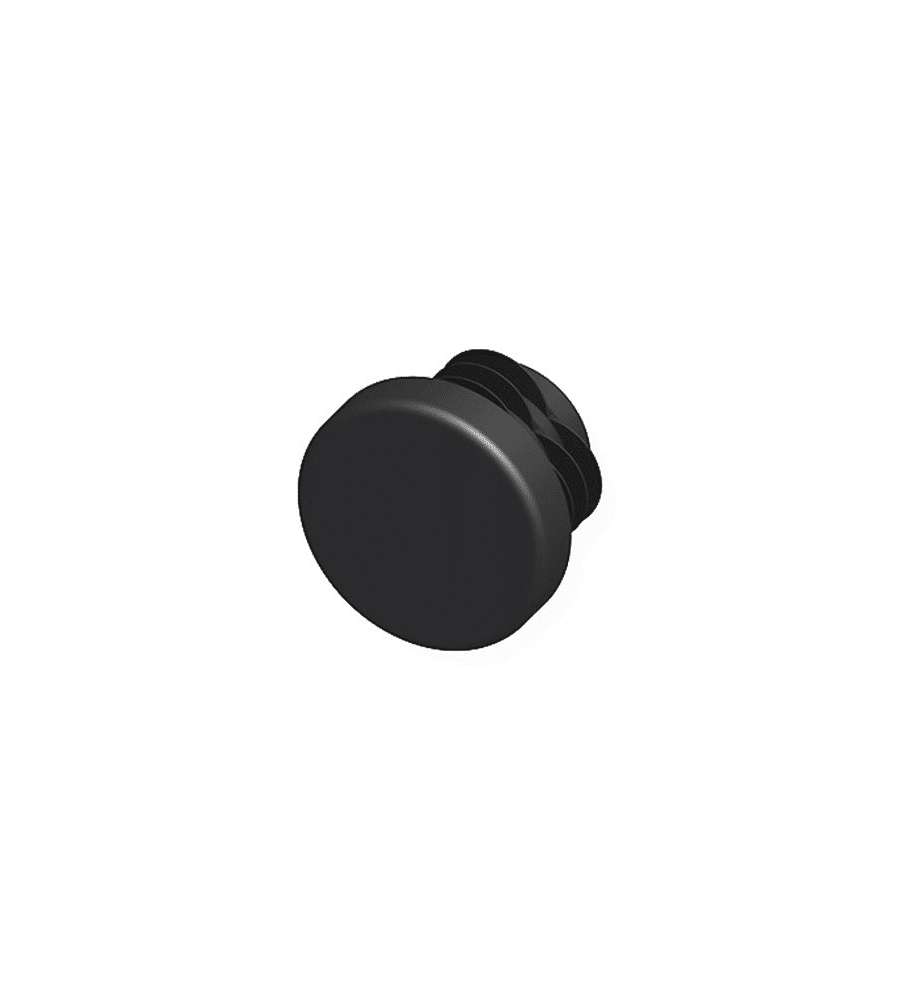 Alfer Tappi Lamelle Tondi Plastica Neri 15,5 mm Confezione 2 pz