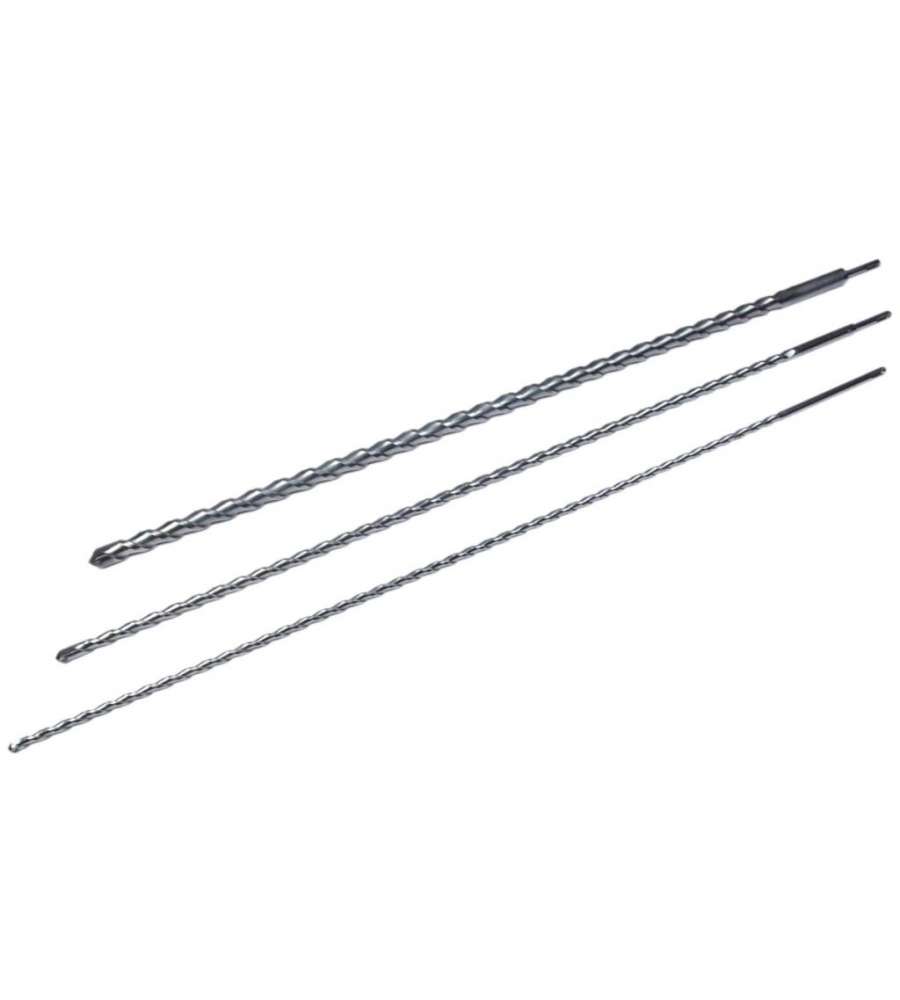 Brder Mannesmann Punte Trapano a Percussione 3 pz SDS-Plus 1 m 50103