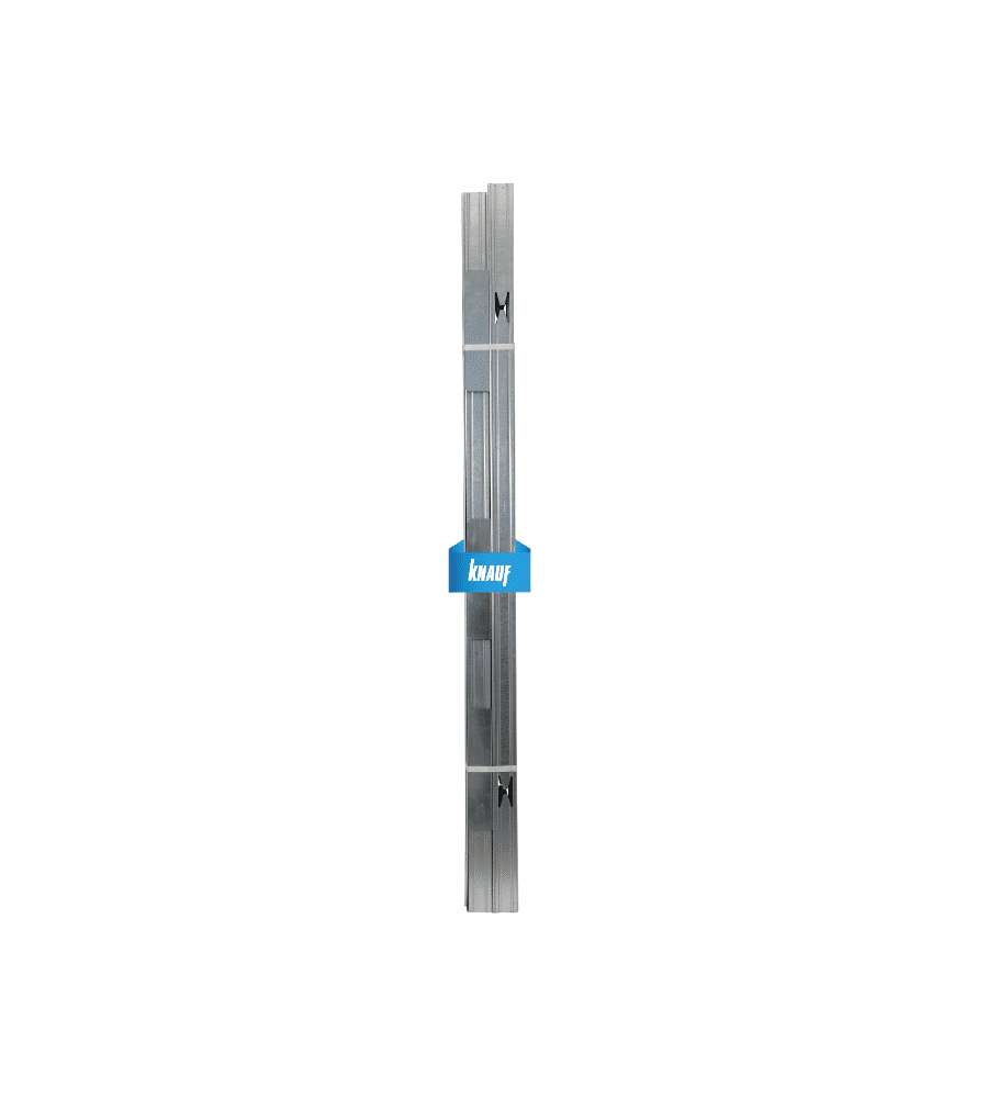 KNAUF Kit profili in acciaio per parete 3 m x 1,2 m Spessore 50 mm